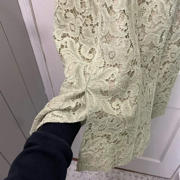 J. Mendel Paris Mint Lace Dress - Picture 3 of 7